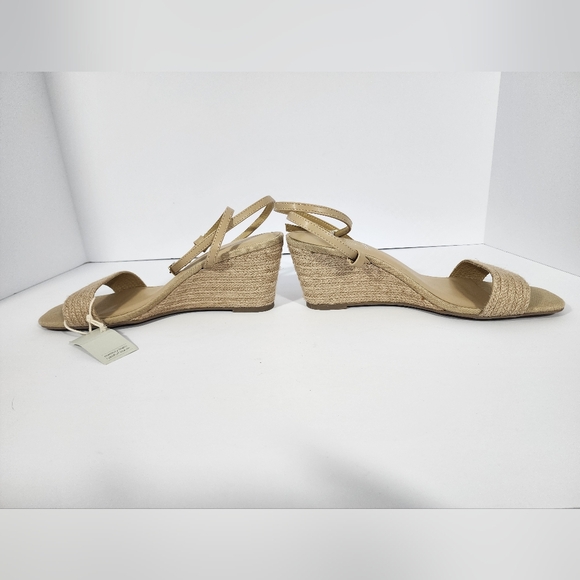 JOIE Lila Natural Straw Jute Woven Strappy Ankle Sandals womens 9.5 coastal - Picture 7 of 12
